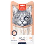 Wanpy Ton Balığı&Somon 5x14 gr Likit Kedi Ödülü 6lı paket