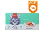 Wanpy Ton Balıklı Alutray Yetişkin Konserve Kedi Maması - 6 Adet 6x40 Gr