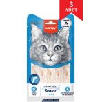 Wanpy Ton Balıklı Krema Kedi Ödül Maması 14 Gr X 5'Li 3 Adet