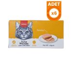 Wanpy Ton Balıklı ve Tavuklu Alutray Yetişkin Konserve Kedi Maması - 6x40 Gr 6 Adet
