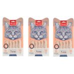 Wanpy Ton ve Somon Balıklı 5x14 gr Kedi 3 Adet Kedi Ödül Maması