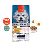 Wanpy with Oven Baked Bites Tahılsız Somonlu Yavru Köpek Kuru Maması 1,5 Kg