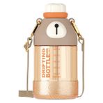 Wantai 1050ML Tritan Hasır ve Kayışlı Çocuk Matarası (Yurt Dışından) - Açık Kahve - 102 mm*130 mm*213 mm