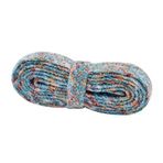 WANYI Pelüş bağcık, 2 çift, 1 cm genişliğinde, pelüş bağcık, kabarık bağcık, düz, çift katmanlı tüylü ayakkabı bağcığı, spor ayakkabı, yelken bezi, ayakkabı bağcığı, Mavi, 120