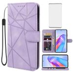 Wanyuexes Honor X9A için Kılıf, Honor X9A5G RMO-NX1 Temperli Cam Ekran Koruyuculu Cüzdan Kılıf, Cilt Hissi PU Deri Kapaklı Folyo Kredi Kartı Tutucu Stand Telefon Kılıfı Honor X9A 5G Mor