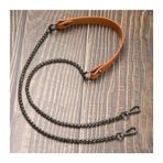WAOCEO Çanta Askısı New 80cm-140cm Women Purse Chain Strap Replacement Chain Bag Accessories Belt Bag With Shoulder Strap Messenger Chain Metal DIY Çanta Askısı Çapraz Askı (Color : A3, Size : 80cm)