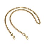 WAOCEO Çanta Askısı Purse Chain Strap Replacement For Handbag Shoulder Bag Accessories Bags Chains Hardware Handbag Accessory for Women Bags Straps Çanta Askısı Çapraz Askı (Color : Retro gold 60cm)