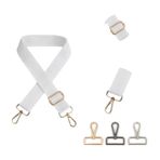 WAOCEO Çanta kayışı, çanta askısı, renkli kayış, 5 cm büyük, ayarlanabilir, genişletilebilir, bandaj, çanta omuz çantası askısı (renk: KE111, Boyut: hafif altın toka)