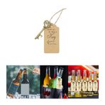 WAOCEO Noel Süslemeleri 10 Pcs Key Opener Pendant, Party Christmas Party Decoration, Beer Opener With Tag Kış Masa Süsleri Akşam Yemeği Parti Malzemeleri