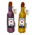 WaowPets Animal Products Bottle Toy, Köpek Oyuncağı, Kedi Oyuncağı, Peluş Oyuncak (Lila - Sarı)