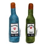 WaowPets Animal Products Bottle Toy, Köpek Oyuncağı, Kedi Oyuncağı, Peluş Oyuncak (Turkuaz - Yeşil)