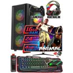Warbox Animal 24" Monitör İ5 3350P 16Gb Ram 256Gb Ssd 250Gb Hdd R7 240-4Gb E.kartı Gaming Takım Pc