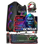 Warbox Gorilla 22" Monitör Xeon X5650 16Gb Ram 256Gb Ssd 250Gb Hdd R7 240-4Gb E.kartı Gaming Pc Outlet