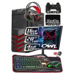 Warbox Owl 16Gb Ram X5650 İşlemci 256Gb Ssd 250Gb Hdd R7 240-4Gb E.kartı 20" Monitör Gaming Pc Outlet