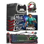 Warbox Pablo 20" Monitör İ3 6100 16Gb Ddr4 Ram 256Gb Ssd 250Gb Hdd R7 240-4Gb E.kartı Gaming Pc Outlet