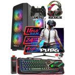 Warbox Pubg 8Gb Ekran Kartı Rx580 Ddr5 İ5 3350P 16Gb Ram 256Gb Ssd 250Gb Hdd 24" Monitör Gaming Pc Outlet