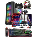 WarboX PUBG 8GB Ekran Kartı Rx580 DDR5 i5 3350p 16gb Ram 256gb Ssd 250gb Hdd 24" Monitör Gaming Takım Bilgisayar
