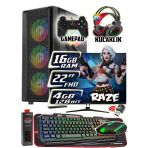 Warbox Raze 22" Monitör İ3 7100 16Gb Ddr4 Ram 256Gb Ssd 250Gb Hdd R7 240-4Gb E.kartı Gaming Takım Pc