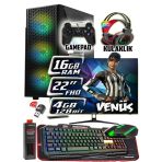 Warbox Venüs 22" Monitör İ3 6100 16Gb Ddr4 Ram 256Gb Ssd 250Gb Hdd R7 240-4Gb E.kartı Gaming Pc Outlet