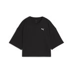 Wardrobe Ess Oversized Kadın Siyah Günlük Stil T-Shirt 62974301