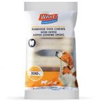 Warf 100 gr 4'lü Beyaz Sığır Derisi Köpek Ödül Kemiği