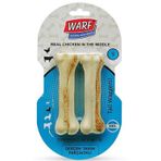 Warf 115 gr 12,5 cm 2'li Paket Tavuk Etli Köpek Ödül Kemiği