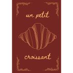 Warm Croissant: A Dot Grid Notebook | A Foodie's Journal for Daily Notes, Baking Ideas, and Sketching | Dot Grid Pages: Red | 140 Pages | Hardcover