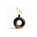 Warm Design Çok Renkli Porselen Vazo XIX Salon Konsol Sehpa Dekoru Çok Renkli