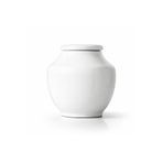 Warm Design Dekoratif Terra Cotta Vazo Beyaz Toprak Dokulu Modern Salon Konsol Üstü Büyük Boy Vazo 24 cm Beyaz