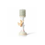 Warm Design Renkli Kuş ve Ağaç Mumluk Salon Yemek Masası Konsol Dekoru Renkli 27 x 11