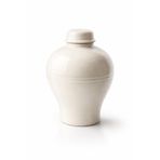 Warm Design Terra Cotta Dekoratif Vazo Büyük Boy Toprak Vazo Beyaz Modern Salon Sehpa Masa Üstü Ev Dekoru 38 cm Beyaz