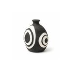 Warm Design Terra Cotta Vazo Siyah, Beyaz