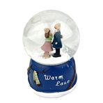 Warm Love Işıklı Kar Küresi Küçük Boy Lacivert