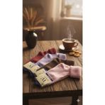 Warmen; Yün Katlamalı Patik Çorap; Kışlık; Asorti 4'lü Paket; 36-40 Numara - 36 - 40