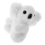 Warmhm Koala Bebek Anahtarlık Çocuklar Anahtarlıklar Anahtarlık Sevimli Peluş Koala Anahtarlık Tüylü Hayvan Anahtarlık Sırt Çantası Doldurulmuş Anahtarlık Kabarık Kolye Beyaz Çinko Alaşım