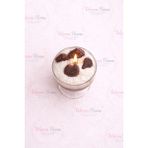Warmhome Studio Çikolatalı Dessert Candle Dekoratif Mum (Cam Kase) - 180cc