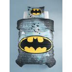 Warner Bros BATMAN Pamuk Tek Kişilik Yatak Örtüsü Seti - Renkli - 175 x 240 cm