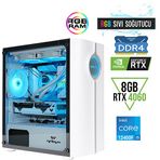 Warp Spectra i5/12400F B760 Cooling/Asus RTX 4060 8Gb/Rgb/32 GB Rgb/1 Tb/650 W FSP Powers/DOS Oyuncu Bilgisayarı Beyaz