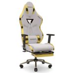 Warrior 1698B1201 Aragorn Blanc Gold Oyuncu Koltuğu