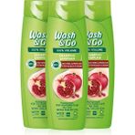 Wash & Go Nar Özlü 3x360 ml Şampuan