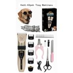 WASHA Suya Dayanıklı 10 In 1 Şarjlı Kedi Köpek Tıraş Makinesi Seti Pet Evcil Hayvan Tüy Kesme Bakım Seti