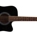 Washburn WA90CE Black Elektro Akustik Gitar