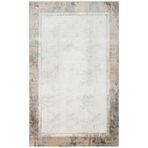 Washington Krem Modern Viskon Modern Geometrik Etnik Desenli Boho Makinada Yıkanabilir Hav Toz Vermez Leke Tutmaz Kaymaz Taban Dijital Makine Baskı Halı Oturma Odası Salon Yolluk Koridor Mutfak Halısı