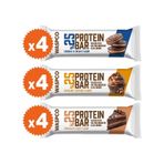 Waspco Bitter Çikolata Kaplı Protein Bar Karma Kutu 36G x 12 Adet 3 Çeşit