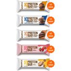 WaspCo Lezzetli Protein Paketi 10 Adet Çilekli, Kurabiye Aromalı ve Bitter Çikolata Kaplı Barlar