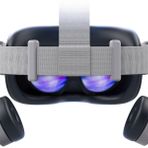 WATCENDY Kulaklık Uyumlu Meta Quest 2, Ayarlanabilir Yedek Kulaklık Ses Kulaklıkları Oculus Quest 2 Aksesuarları için (Beyaz Kulaklık)