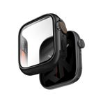 Watch 10 46mm Uyumlu Skinarma Gado Pro Dijital Taç Korumalı Kasa Ve Ekran Koruyucu Siyah Siyah