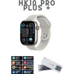 Watch 10 Series HK10 Pro+ Plus Amoled G-Sensör Akıllı Saat Çift Kordon Yapay Zeka Kulaklık Eşleme Çağrı Cevaplama - Krem