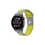 Watch 22mm Spor Delikli Kordon (saat Değildir) - Gri-yeşil