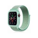 Watch 38Mm Hasırlı Cırtcırtlı Kasalı Kordon (Saat Değildir) - Turkuaz